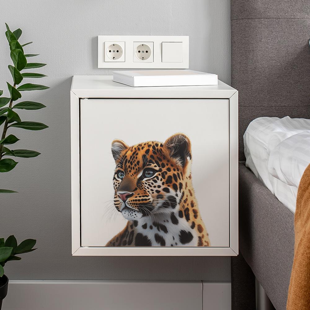 Self-adhesive Fierce Cheetah Wall Stickers for Living Room Bedroom Home Decor