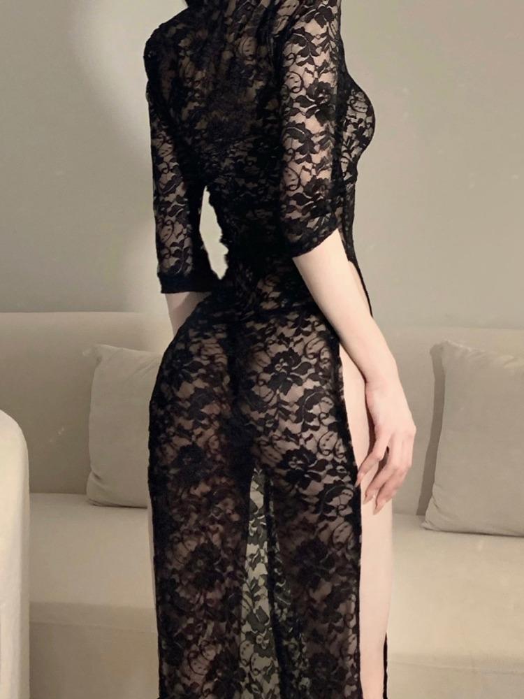 Lolita Sexy Costume Cosplay Adult Womens Clothing Lingerie Sultry Bodysuit Open Bra Erotic Girl Uniform Set Female Outfit