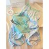 Summer pajamas with chest pads women's 1011 new Korean version can be worn outside striped shorts loungewear large size suit