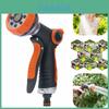 8-Functie Waterspuitpistool Met Verstelbare Doorstroming En Antislip Handvat Voor Tuin En Autowas