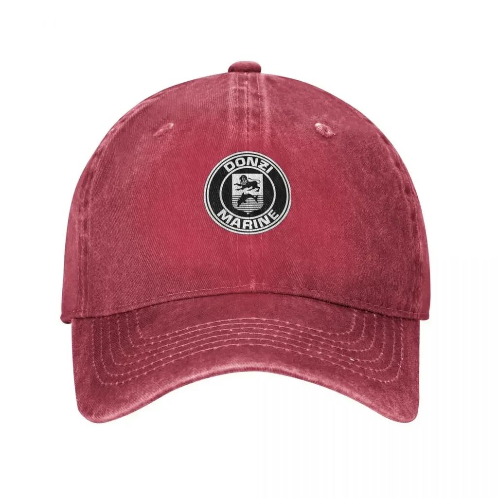 Donzi Marine Boats Logo Yachts Baseball Cap Fishing Cap Hat Luxury Brand Funny Hats Womens Golf Wear Unisexs