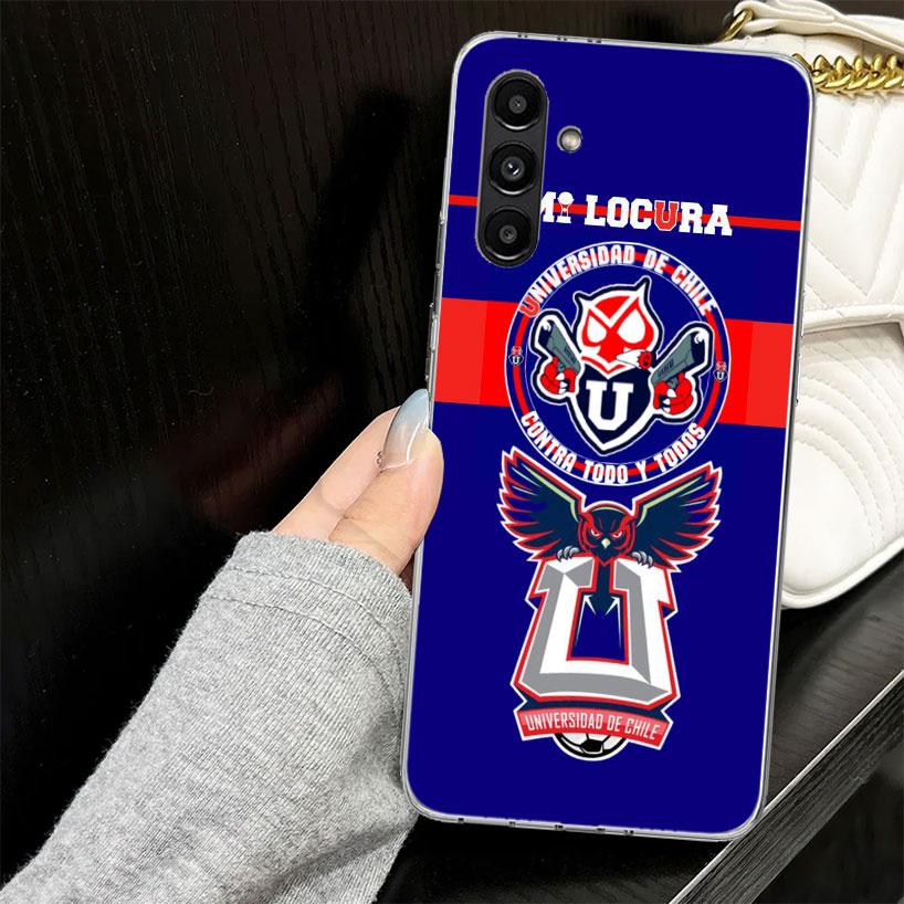 De Chile U-University Logo Case for Samsung A17 A16 A56 A36 A26 A15 A55 A35 A25 A14 A54 A34 A24 Phone Cover A13 A53 A33 A23 A05S