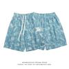 Tie-Dye Beach Shorts for Men, Ins Style, Hong Kong Style, Straight Casual Shorts, Summer Loose Fit, Outdoor Wear, Trendy Hip-Hop Five-Point Shorts