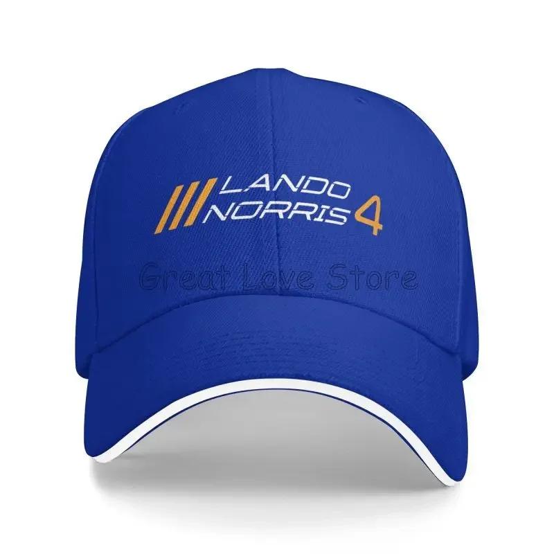 Lando Norris 4 Baseball Caps Unisex Daily Casual Sandwich Hat Summer Sports Sun Protector Bucket Hats Snapback Cap Dad Hat