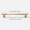 Zinc Alloy Cabinet Door Handle Light Luxurious Modern Simple Drawer Knobs High-end European Style Cabinet Hardware Kitchen Door