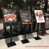 A2 Acrylic Weighted Adjustable Display Stand