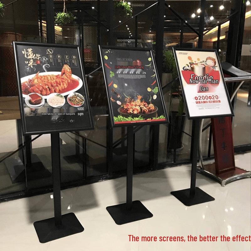 A2 Acrylic Weighted Adjustable Display Stand