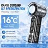 3 In-One Fan Air Conditioner 7-Type LED Light Portable Humidifier Air Conditioner Fan Outdoor Handheld Ice Pack Spray Fan