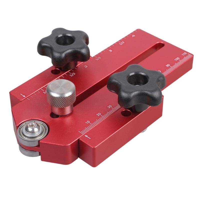 Professional Saw Table Pushing Limit Backer Workbench Fast Cutting Workbench Chute Positioning Tool with Sliding  Roller