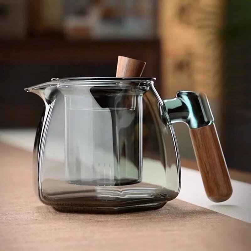 Quandu Heat-Resistant Glass Teapot with Infuser