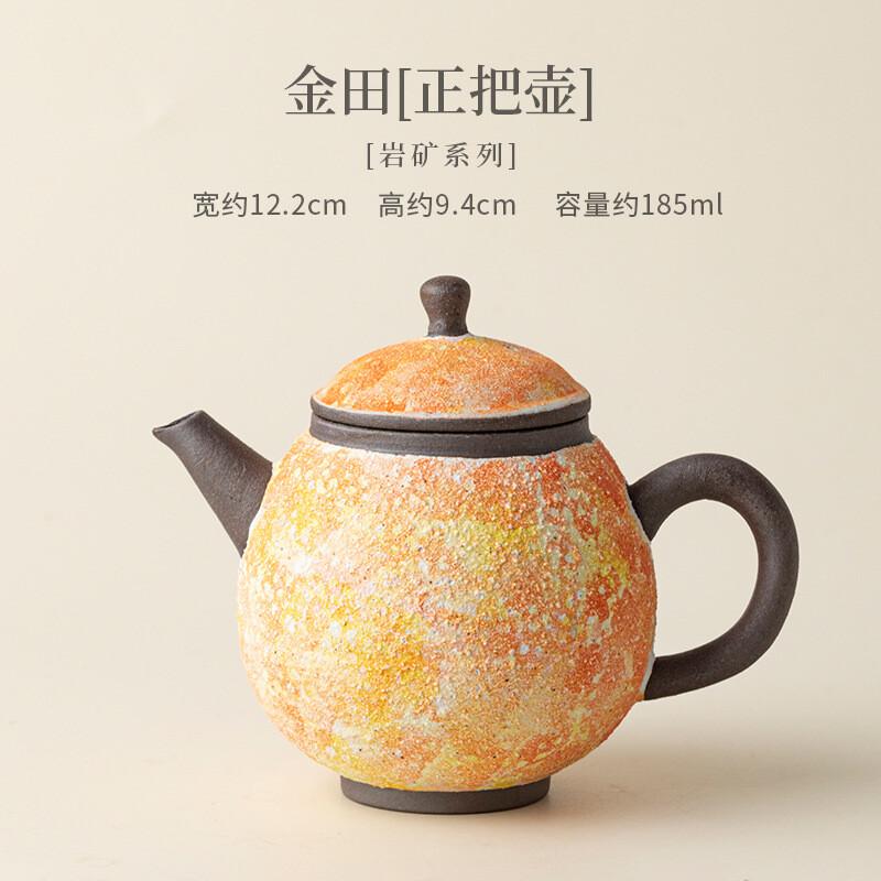 

185ML Mineral Rocks Dragon Egg Teapot Aesthetic Tea Infuser Pot Tea Maker Kettle With Ball Hole Oolong Tea For Tea Supplies Gift