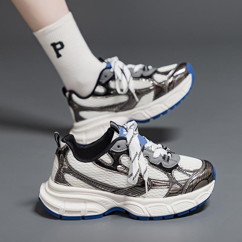 Autumn New Dad Shoes Women's Versatile Casual Platform Sports Shoes Color Matching Retro Women's Shoes 1101
