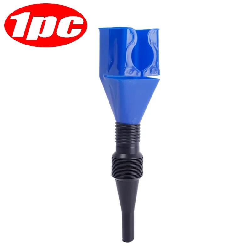 1-8Pcs Car Refueling Funnel, Gasoline Folding Engine Oil Funnel Tool, Plastic Funnel, Car Motorcycle Refueling Tool, Auto Parts