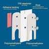 4Pcs/set Aluminum Alloy Door Window Windproof Block Dustproof Push-pull Window Buffer