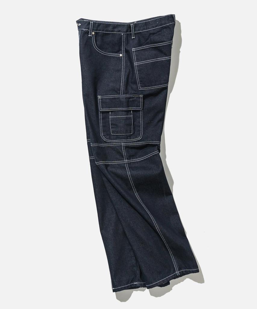 VASTIC Denim Cargo Pants_Indigo