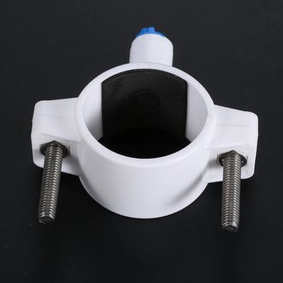 1 Stuk Omgekeerde Osmose RO Water Systeem Aquarium 40mm Afvoer Afvalwater Pijp Klem Zadelklep Clips 1/4"" OD Slang Snelle Verbinding