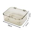 Acrylic Cosmetics Organizer Transparent Tea Set Organization Multi-purpose Desktop Storage Box