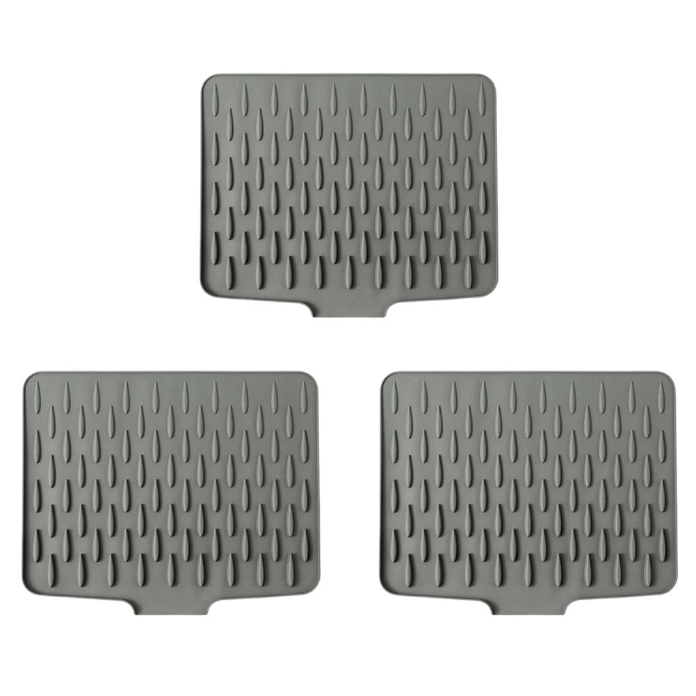 No Spill Silicone Worktop Saver Heat Resistant Non-Slip Kitchen Mat Countertop Protector for Counter Refrigerator