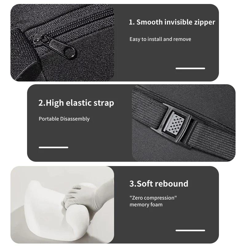 Car Sticker 2025 Hot Car Seat Headrest Lumbar Support Neck Cushion For BMW X1 X3 X4 X5 E90 E70 E60 E46 F30 F10 F15 F25 F30 G30 G