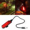 2 Pack Rear Bike Tail Light for Mountain Bike Ultra Bright USB Rechargeable  Taillights Red High Led