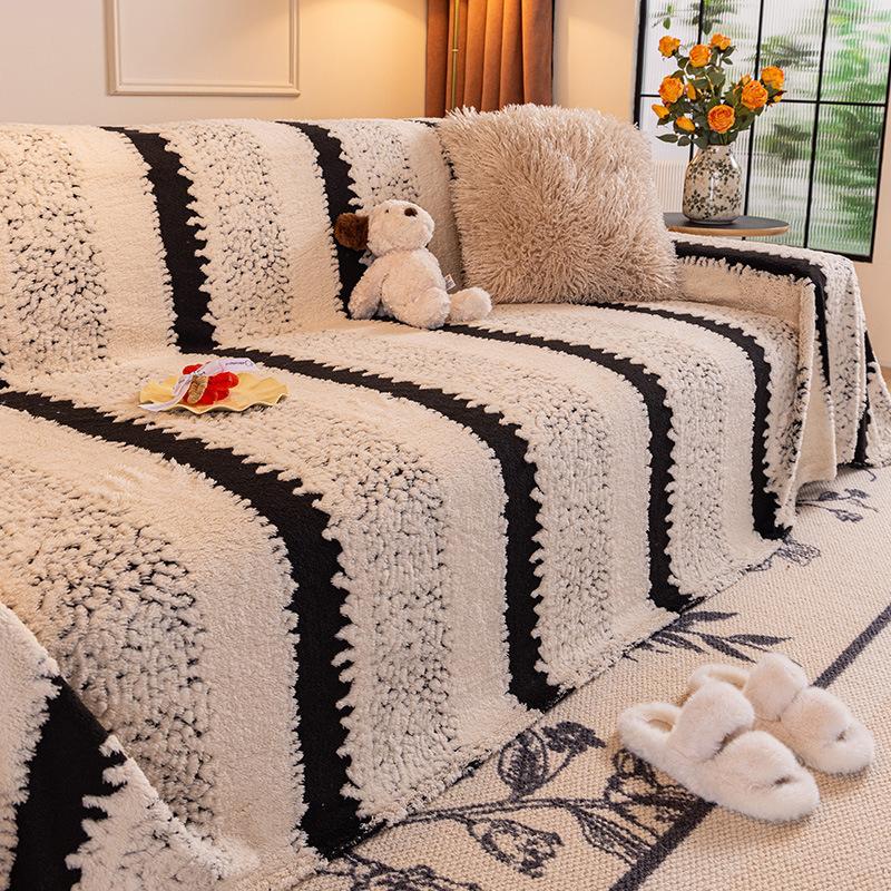 Autumn and Winter Thickened Plush Sofa Towel Full Cover 2025 New High-end Living Room All-inclusive Cover Cover Cloth