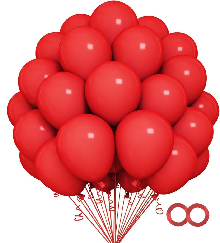 100pcs 12Inch Black Pink Gold Blue Latex Balloons Matte Balloon for Party Birthday Baby Shower Wedding Holiday Decoration