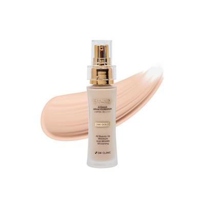 Nawilżający · Ujędrniający · Kryjący Podkład-Serum z Fito Kolagenem i Złotem 24K  (3 opcje)