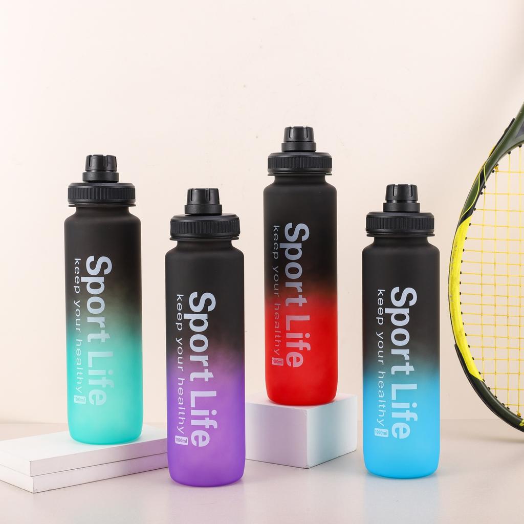 Water bottle large capacity sports water cup men's fitness plastic drop-proof portable student kettle bottle summer high value water cup