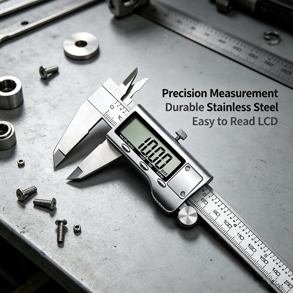All-metal Stainless Steel Electronic Digital Caliper High-precision Measuring Digital Tool 0.01mm Resolution China