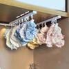 Wall Mounted Hair Accessory Organizer 30/40 Clips Ointment Storage Rack Portable Hanging Rail