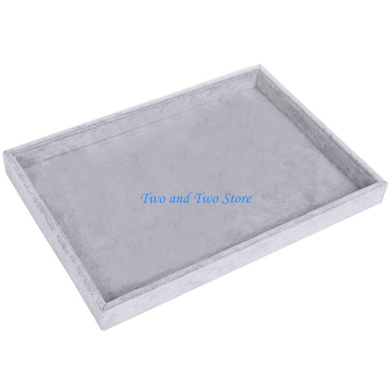 HX6F Jewelry Earring Ring Display Box Tray Holder Storage