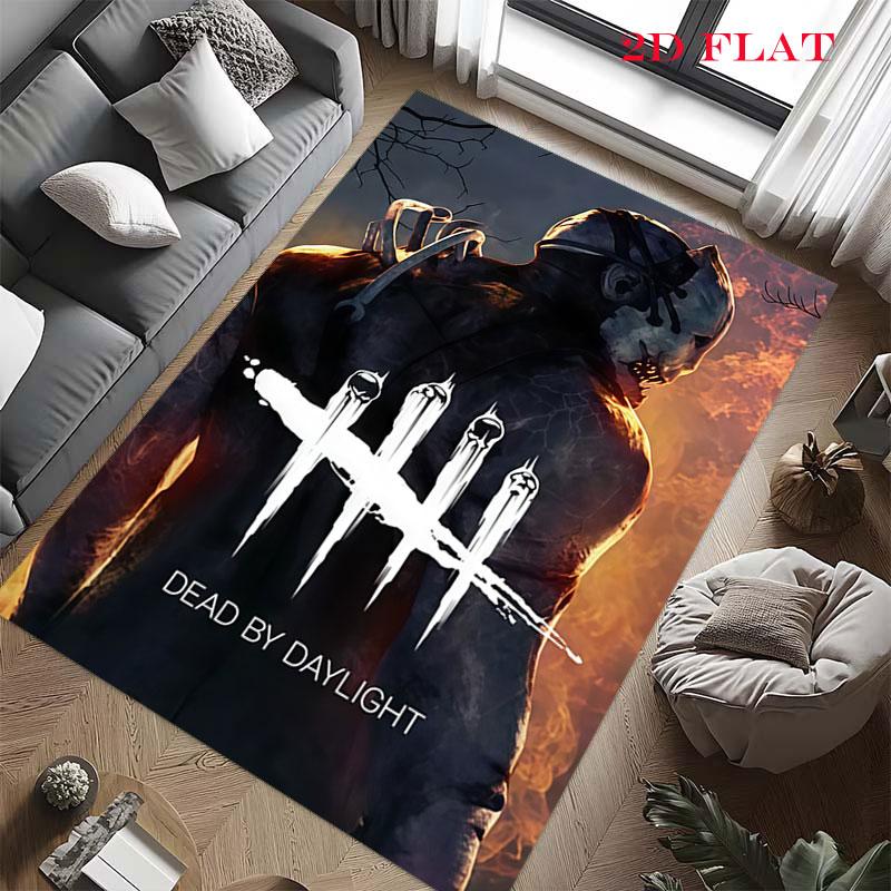 Tappeto Dead by Daylight per Soggiorno Camera da Letto Casa Decorazione Divano, Tappetino Antiscivolo per Giochi Bambini