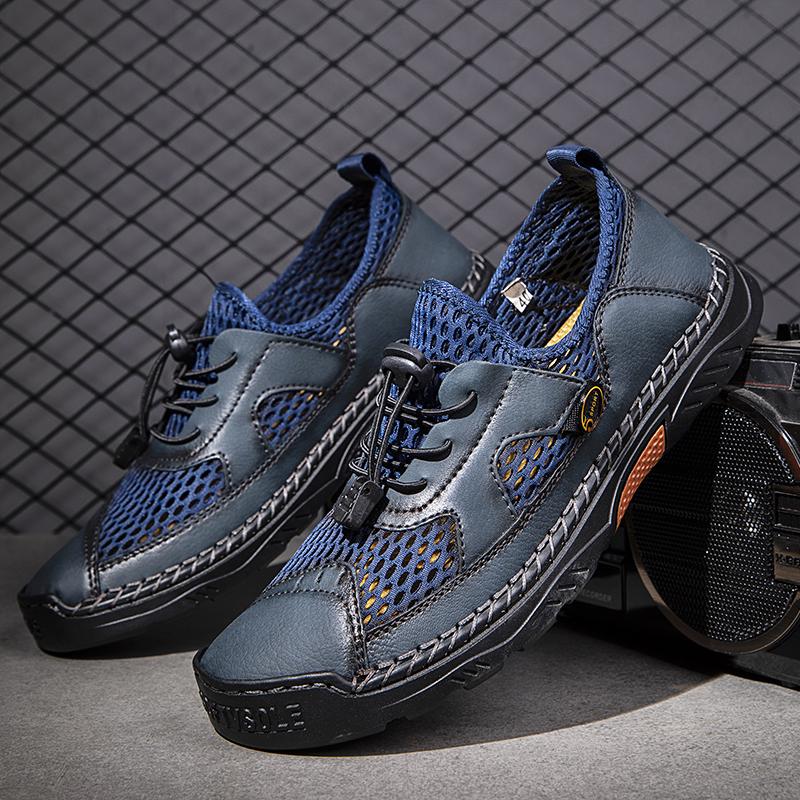 Модные Сверхлегкие Мужские Кроссовки Летний Комфорт Теннисные Туфли Мужские Туфли — фото 10