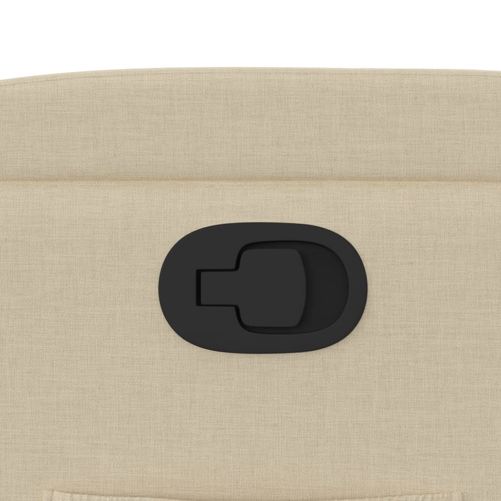 Cream Fabric Relaxation Armchair