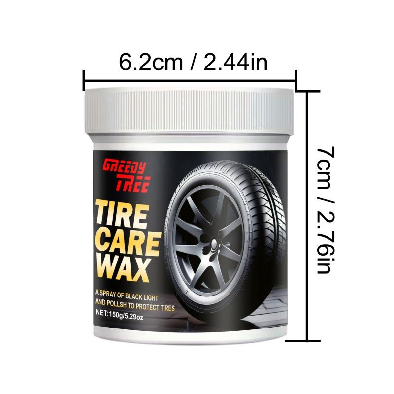 Advanced Tire Shine Wax with UV Protection & Hydrophobic Coating -Prevents Cracking, Anti-Corrosion for All Weather Conditions