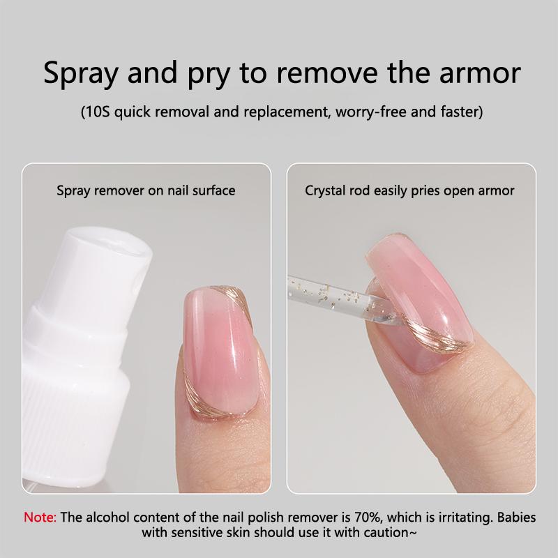 60Ml Spray Type Nail Uv Gel Polish Burst Magic Remove Gel Liquid Surface Layer Acrylic Clean Degreaser For Nails Surface Clean