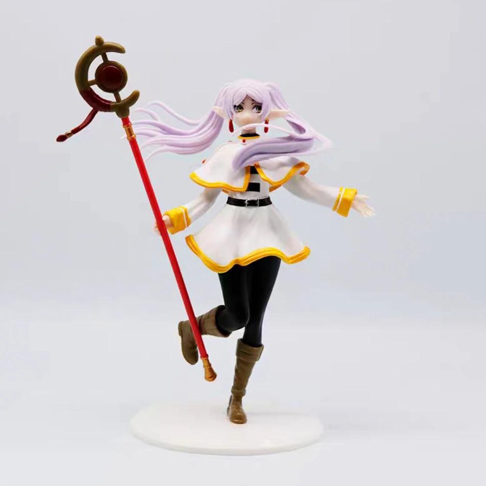 23cm Frieren Beyond Journey's End Anime Girl Figure Noodle Stopper Sousou no Frieren Action Figure Collectible Model Doll Toys
