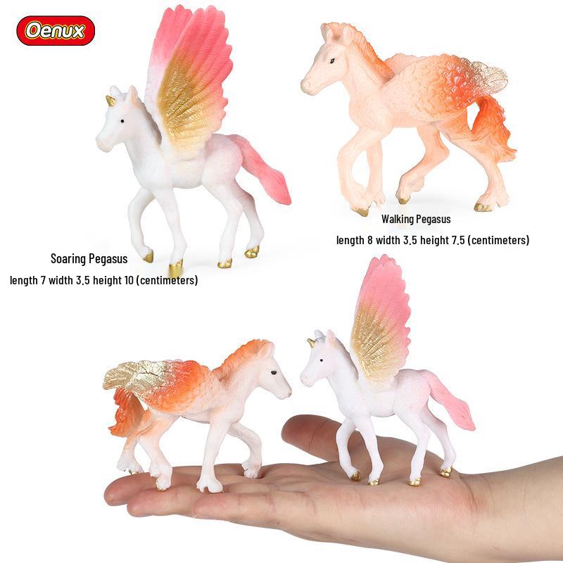 Mythical Creatures Model Toys: Unicorns, Pegasus, and Elves
