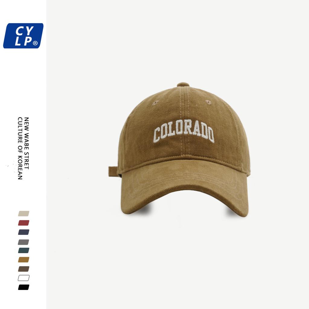 Hat Female Couple Street Tide Brand Letter Embroidery Baseball Cap Korean Version Cap Men