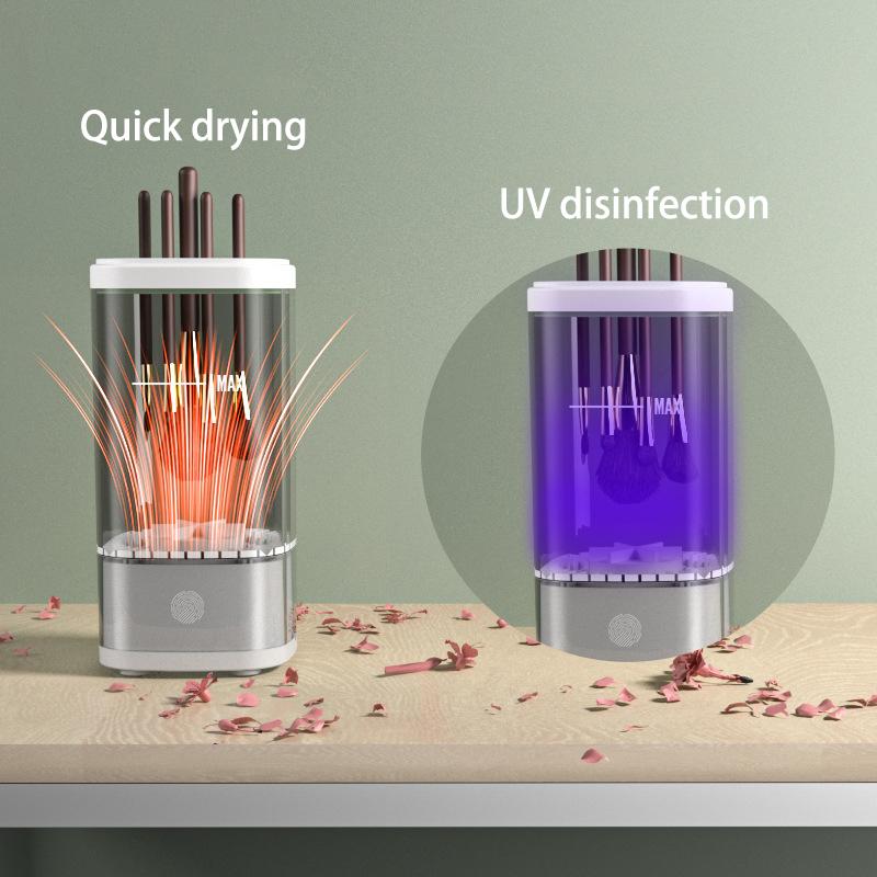 Automatic Electric Makeup Brush Cleaner Rechargeable Lazy Cleaning Brush Washer Quick Dry Tool Usb Makeup Brush Rotary Cleaning