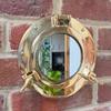 Nautical Brass Porthole Mirror  Wall Hanging Home Decor Port Hole Nautical theme Nautical Mirror