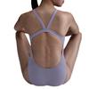 Nike Swoosh Comfortable Fashionable Simple Versatile One-Piece Swimsuit Women swimsuit Purple NESSA001-576
