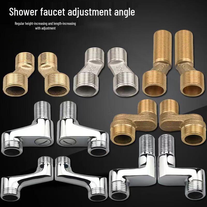 

Lujing Universal Shower Extended Eccentric Angled Connector