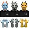 Hex Devil Scary Face Gloves Halloween Party Cosplay Prank Props