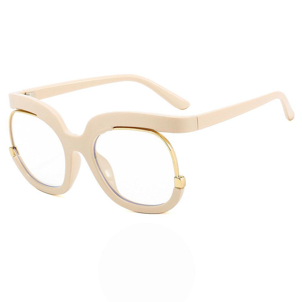 Vintage Oversized Owl Reading Glasses Women Myopia Customize Prescription Lens Anti Blue Light Eyewear