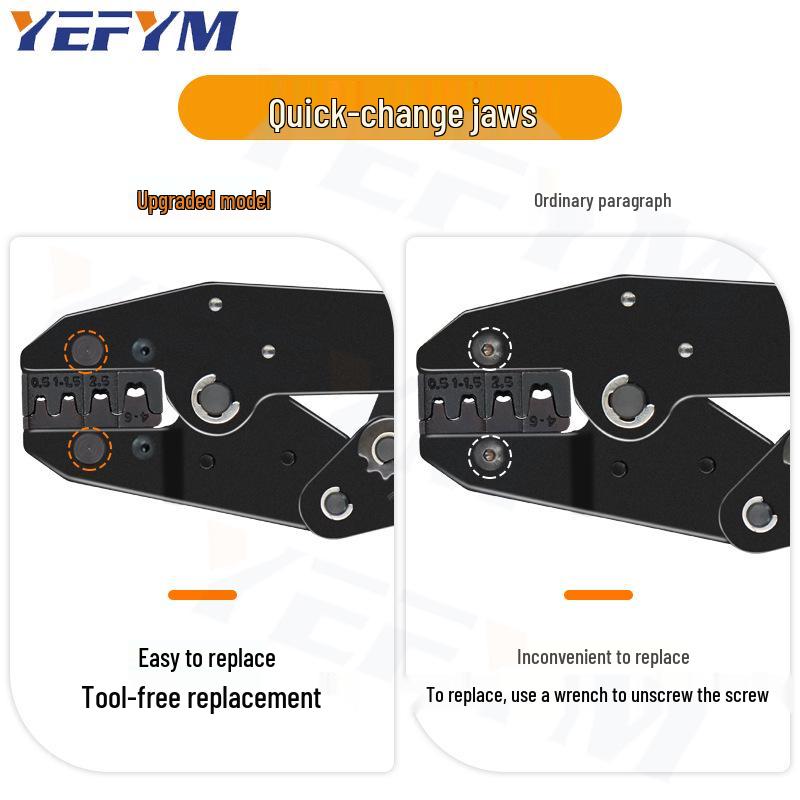 YFX Multi-Functional Quick-Change Crimping Pliers Set for Terminals