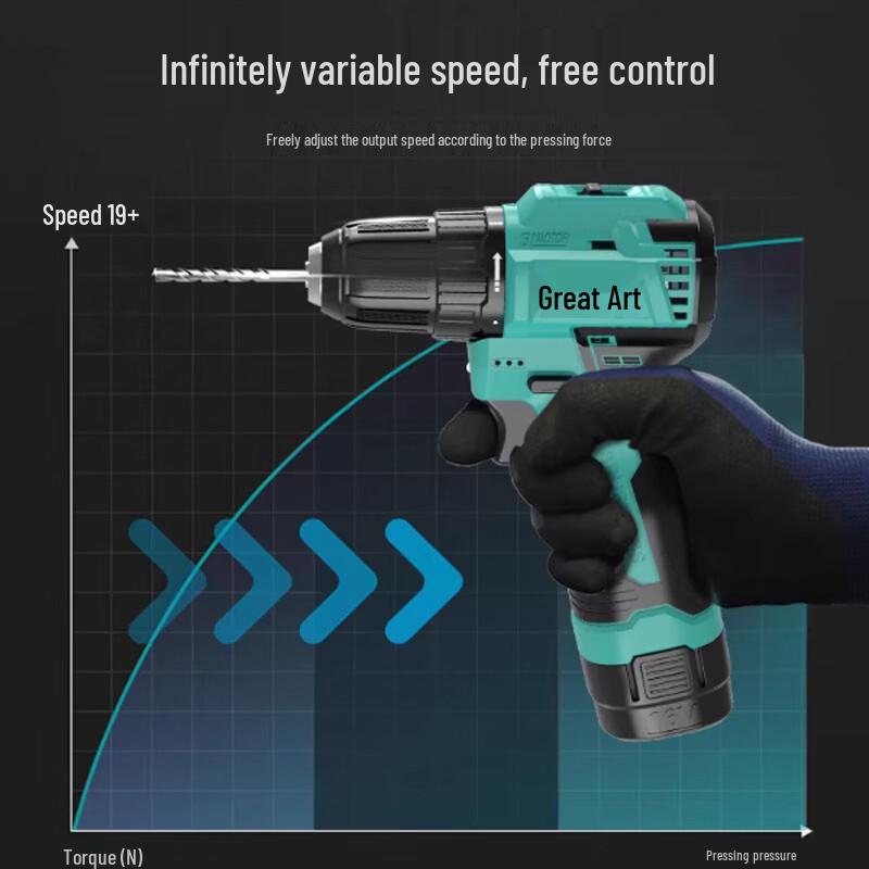 Dayi 16V Cordless Lithium Electric Drill & Screwdriver CN plug (adapter included)