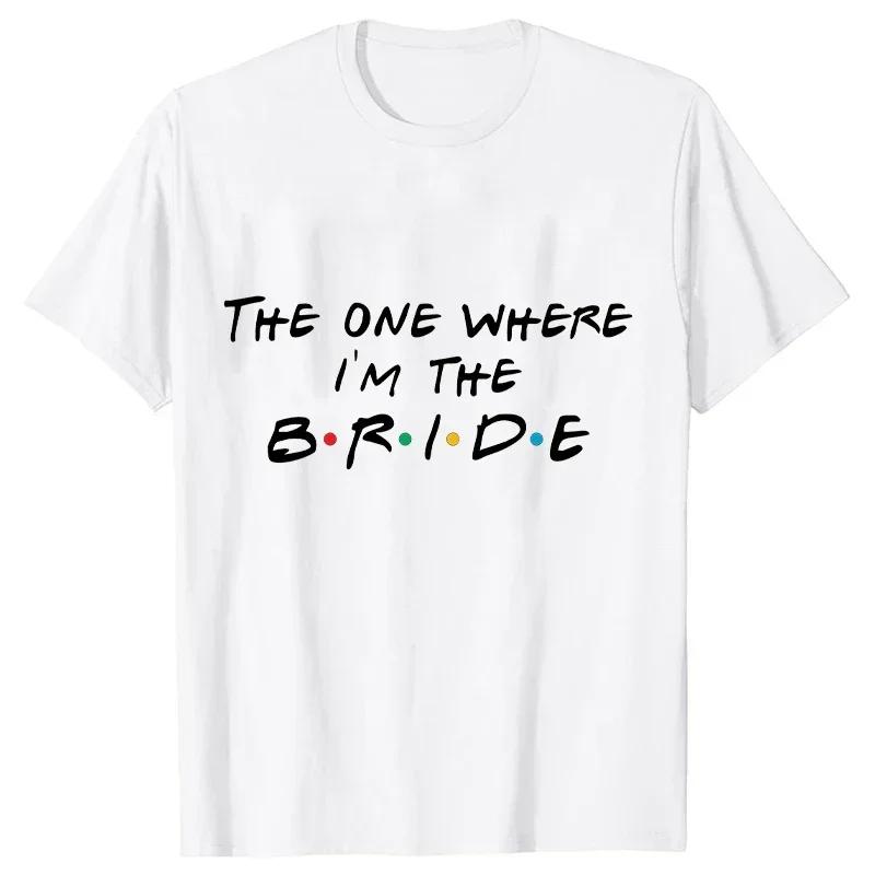 Friends Wedding Party T Shirt Y2K Team Bride Squad Tribe Shirt Bachelorette Hen Party Tees  Cheap  Clothing with Free Shipping