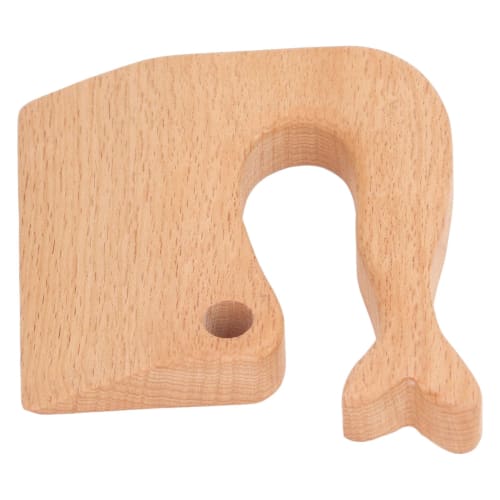 Children's Wooden Knife, Beech, Healthy Gift, Safe Kitchen Knife, Improves Vegetable and Fruit Cognition Skills, Ages 2-8 (Fish Pattern), BROLEOf2ug5s