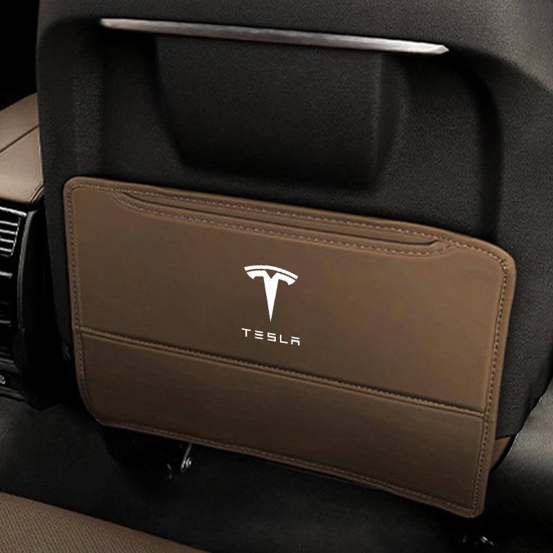 1 UNIDAD Protector Antipatadas para Respaldo de Asiento de Coche para Tesla Model 3 Model S Model X Model Y Roadster Accesorios Interiores de Automóvil